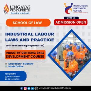 Industrial Labour Law Course