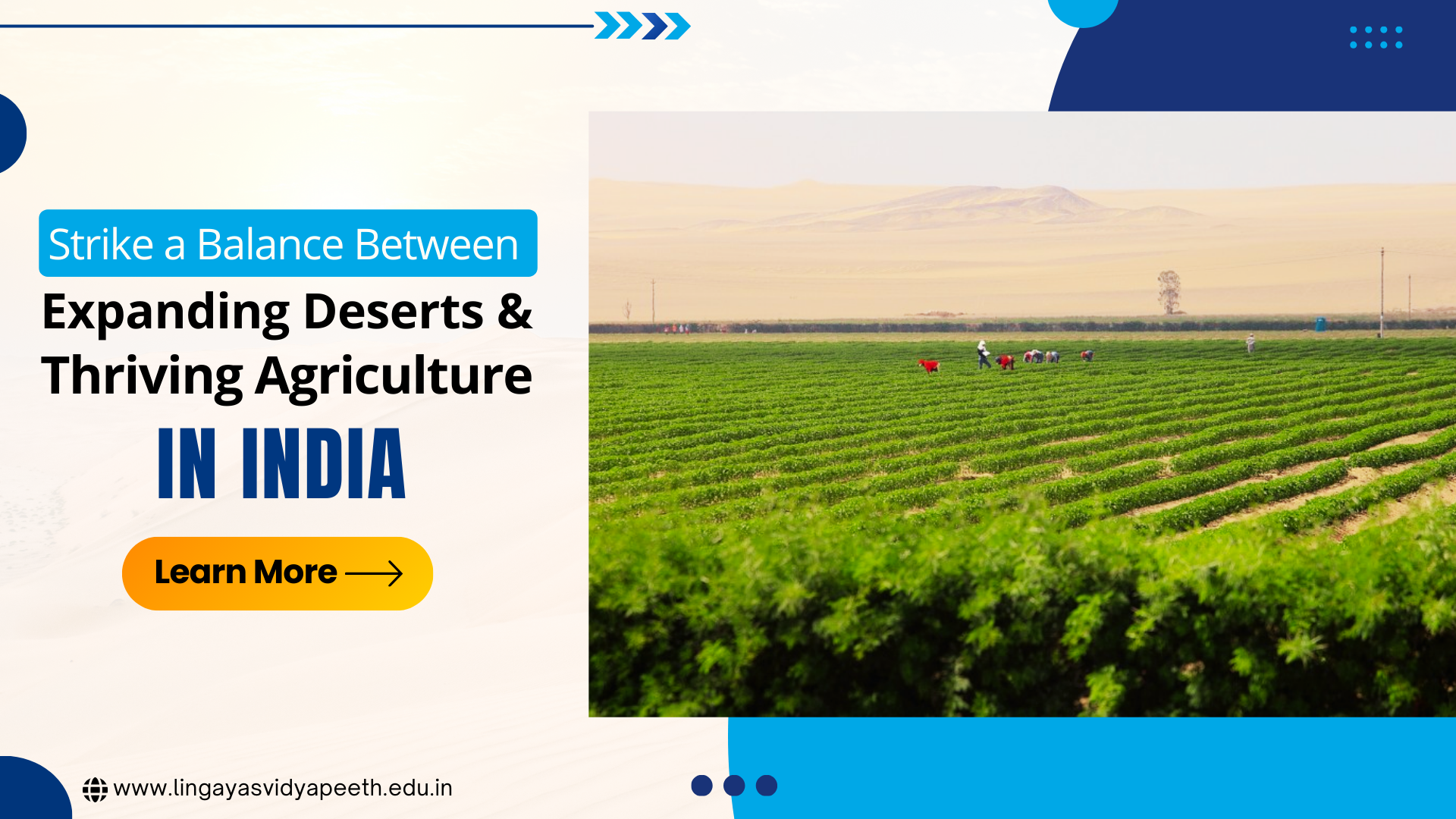 Can India Strike a Balance Between Expanding Deserts and Thriving Agriculture?