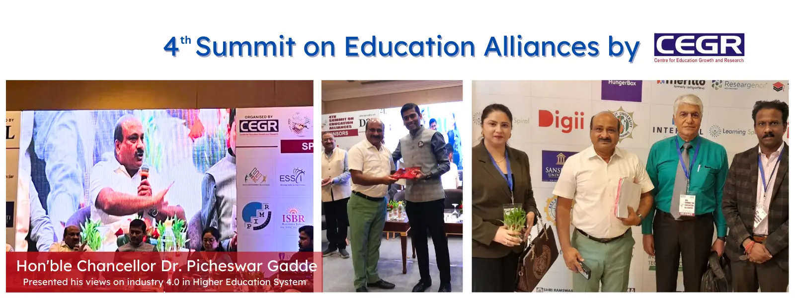 Lingaya’s Eduaction Summit program Banner