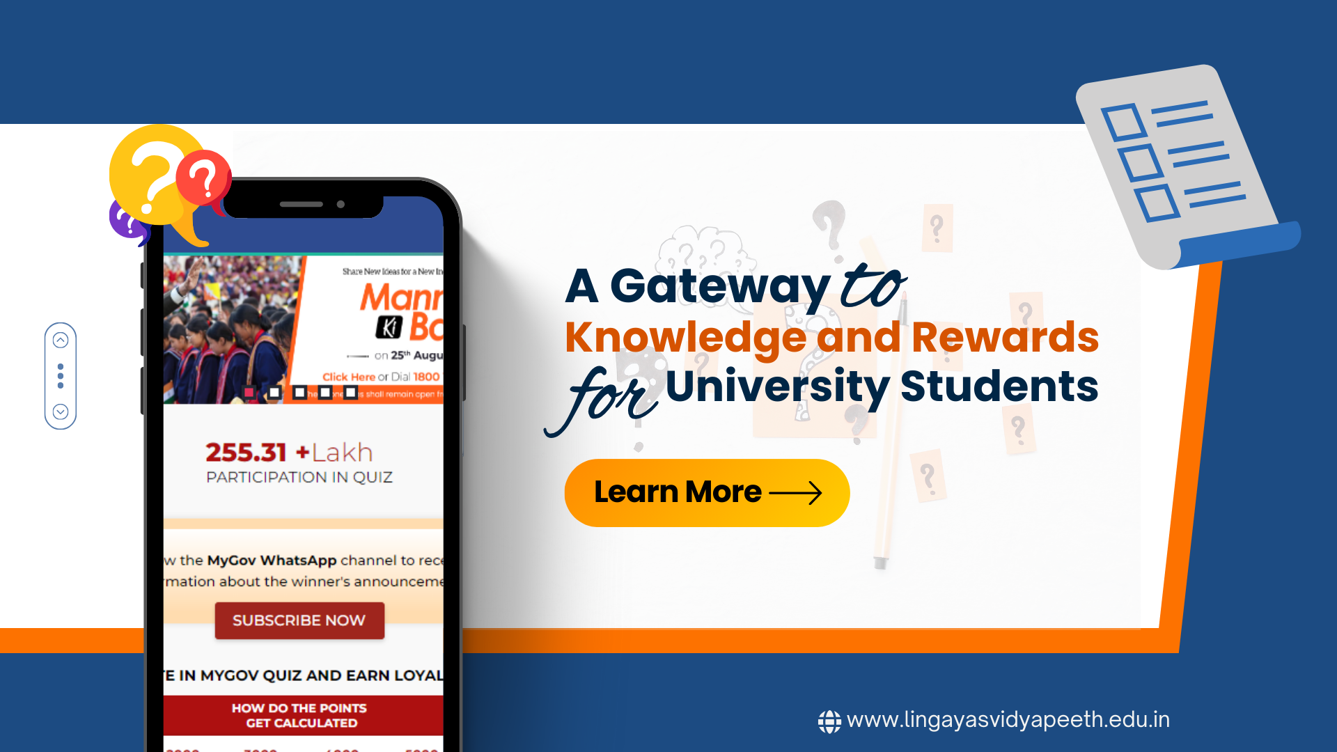 MyGov Quiz 2024- A Gateway to Knowledge and Rewards for University Students