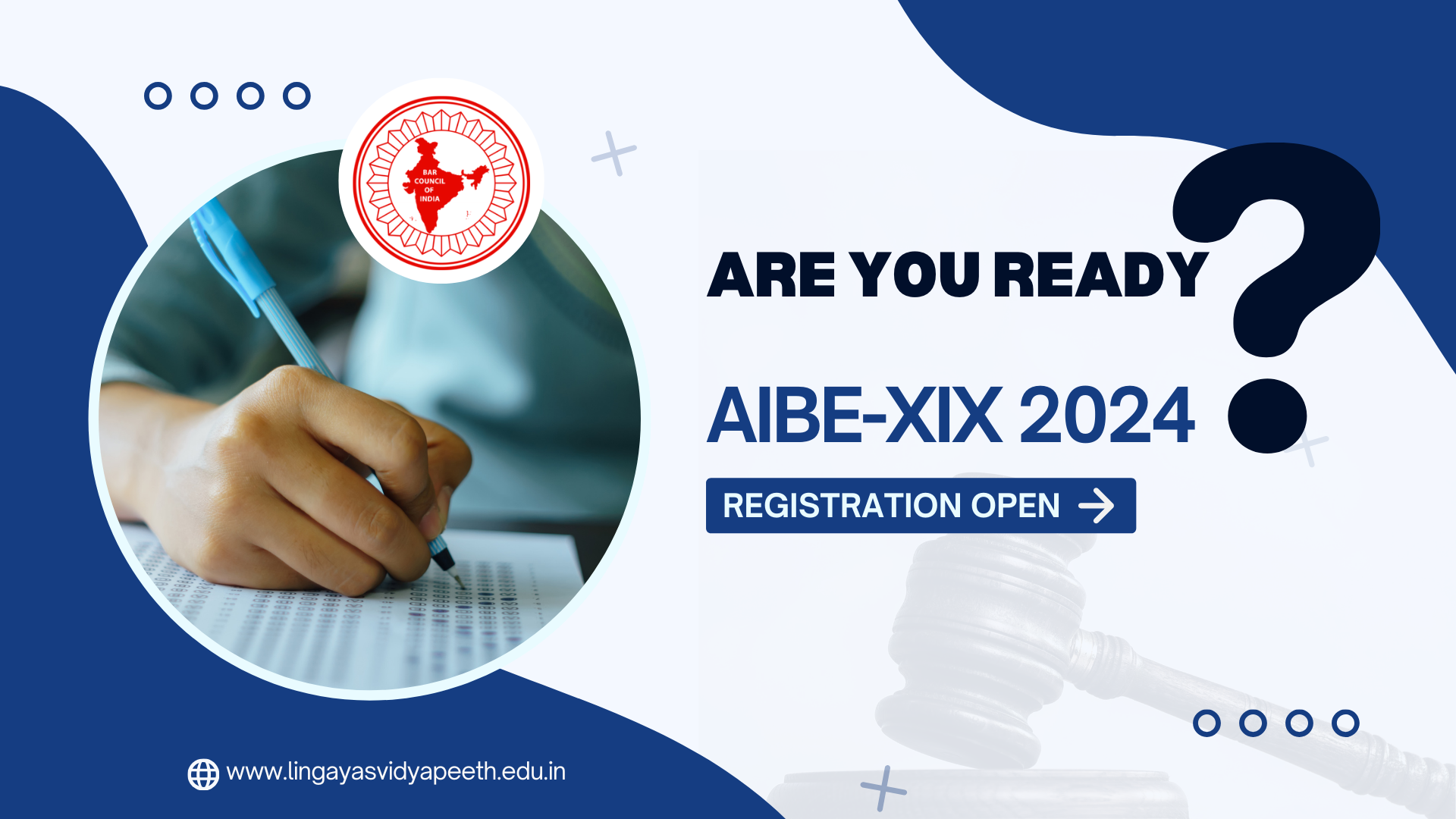 AIBE-XIX 2024: Registration Open for India’s Legal Bar Exam