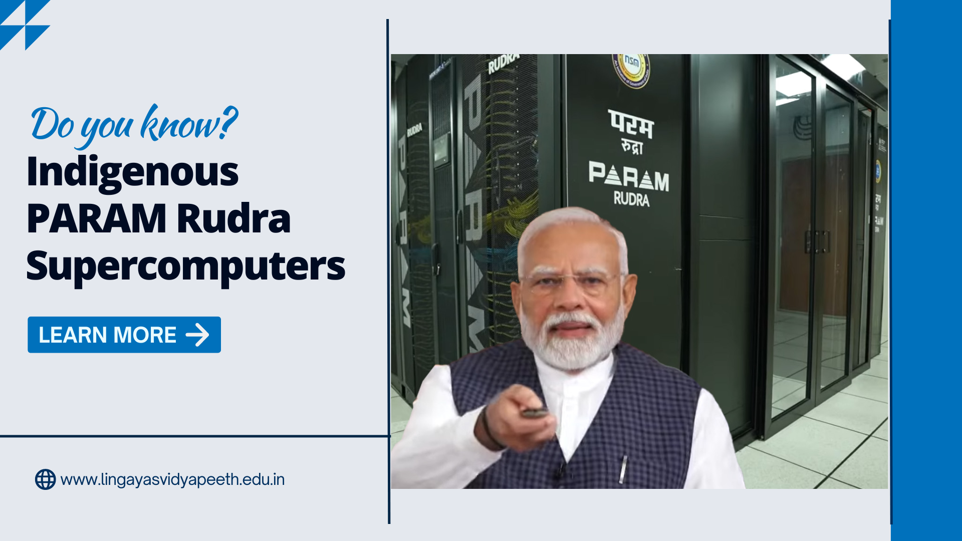 Empowering India’s Technology: PM Modi Launches 3 Indigenous PARAM Rudra Supercomputers