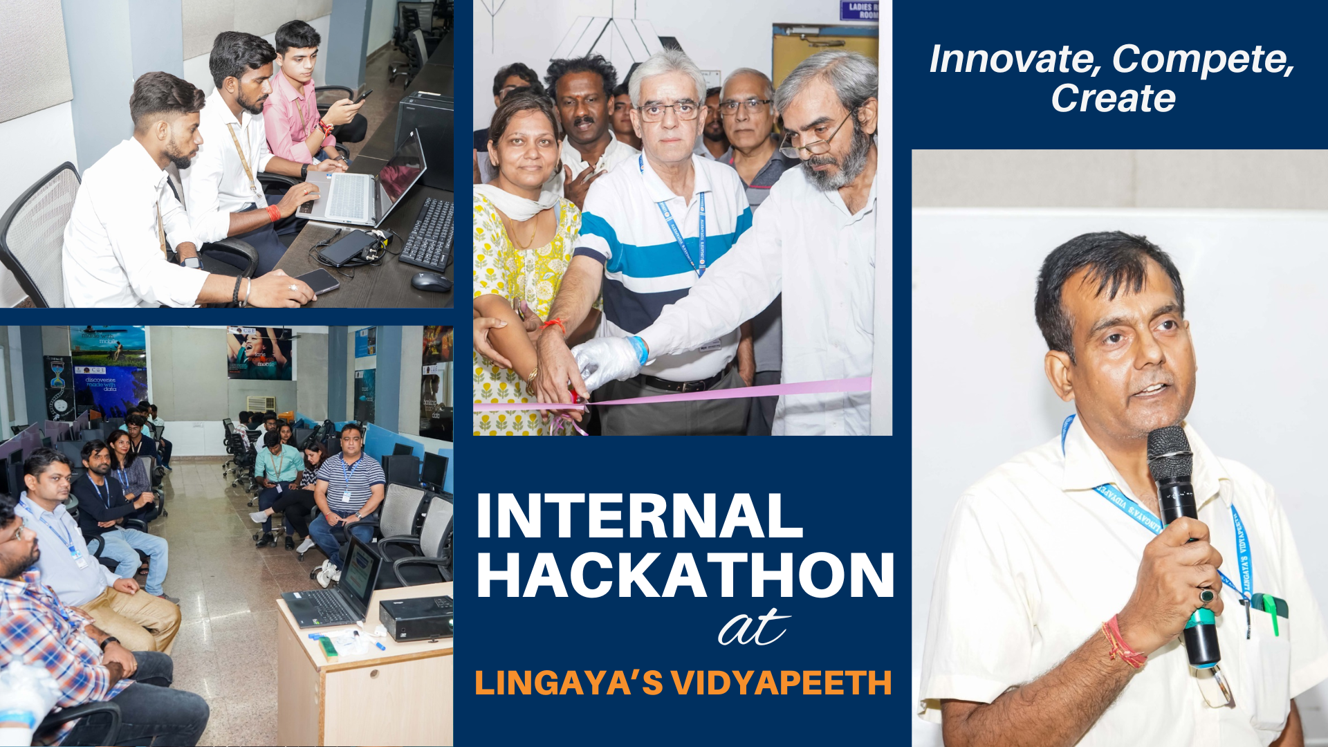 Lingaya’s Vidyapeeth Ignites Innovation by Organising Internal Hackathon