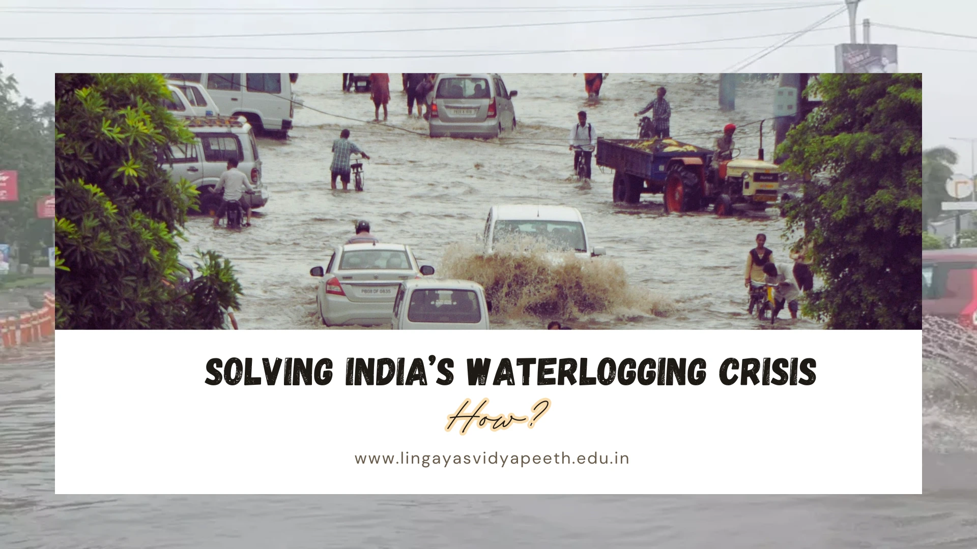 Tackling Waterlogging in India: The Role of Urban Planning in Prevention