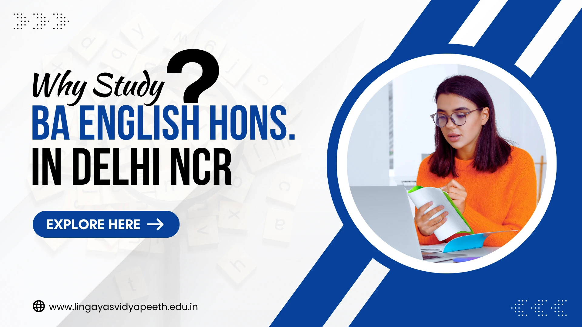 Top 5 Reasons to Study BA English Hons. in Delhi NCR : Choose the Best